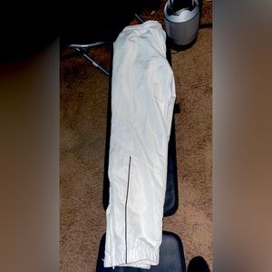 White Lacoste Sport Polyester track pants